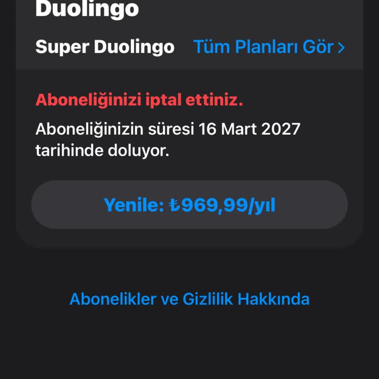 Ücretsiz Deneme Sonrası Çekilen Duolingo Max Abonelik Ücreti İçin İade Talebi