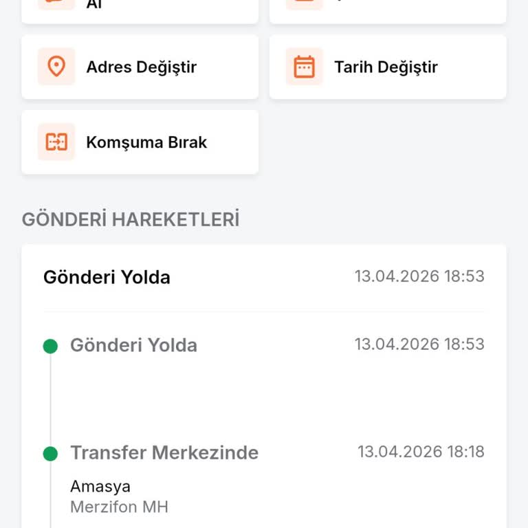 Kargo Amasya’da Takıldı, Açıklamasız İade Edildi