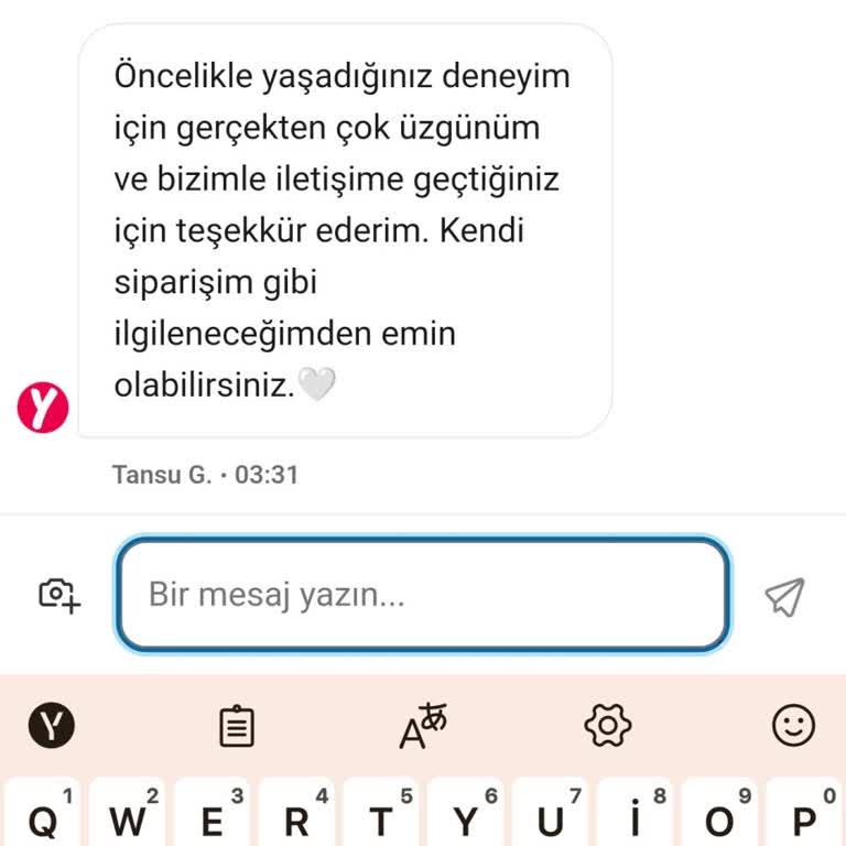 Siparişimin Hazırlanıyor Görünmesi Ve Canlı Destek Kesintisi