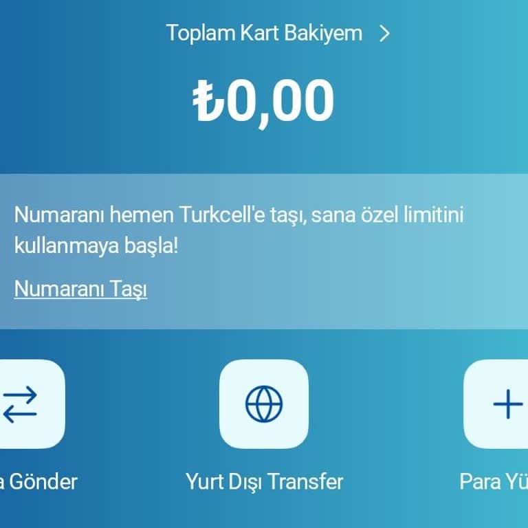 Numara Taşıma Sonrası Paycell Kartlarım İptal Edildi Ve Bakiyem Kayboldu