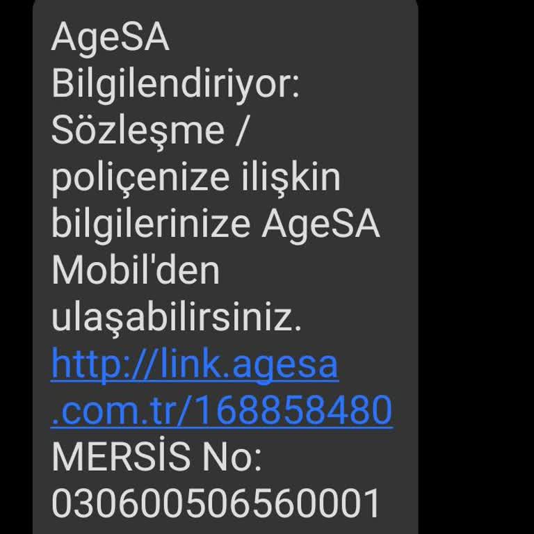 Agesa'dan Gelen İzinsiz Sözleşme Ve Poliçe Bildirimi İçin Açıklama Ve İptal Talebi