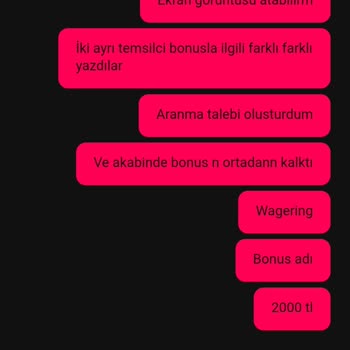 Bonus Silindi Ve Destek Çelişkili Bilgi Verdi