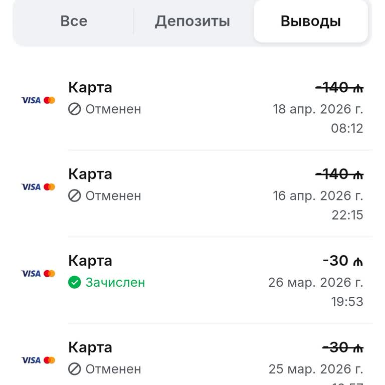 1win отменяет вывод средств на карту — не могу вывести деньги