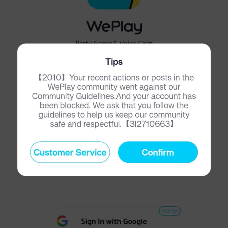 I Get Banned Error On WePlay Even After Deleting My Old Account