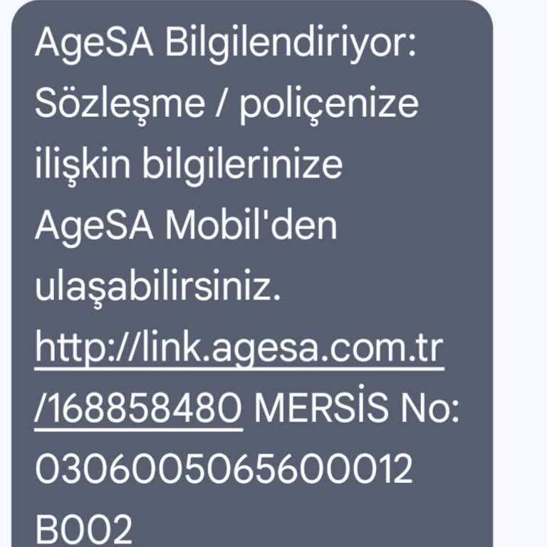 Agesa Şirketinden İzinsiz Poliçe SMS'i Ve Kişisel Veri İhlali