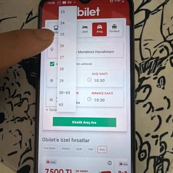 Obilet’te Yaş Sınırlaması Gösterilmediği İçin Araç Kiralama Sorunu