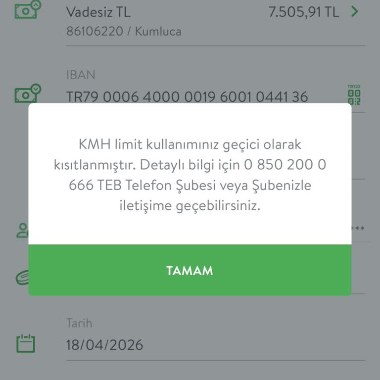 Kredi Kartı Ve Ek Hesabım Kısıtlandı, Müşteri Hizmetlerinden Geri Dönüş Yok