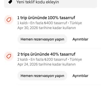 Ücretsiz Yolculuk Ve %40 İndirimler Uygulanmıyor, Destek Bulamıyorum