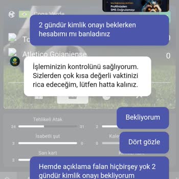 Betosfer Hesabım Kilitlendi Ve 63.008,54 TL Bakiyeme Erişemiyorum