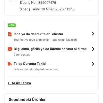Migros'ta Teslim Edildi Görünüyor Ama Sipariş Gelmedi