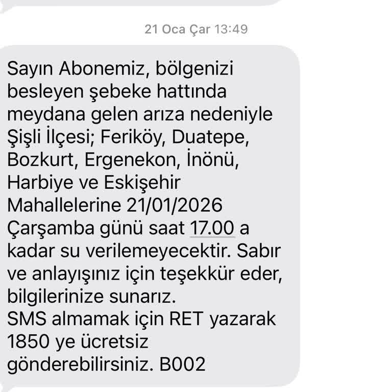 Şişli’de Sürekli Su Kesintileri Ve Yüksek Faturalar