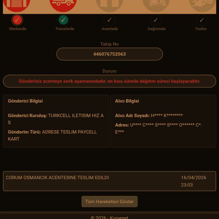 Paycell Kartım Kuryenet'le Teslim Edilmedi Acil Yardım Gerekiyor