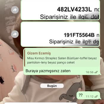 İade Ürünlerim İçin Hediye Çeki Tanımlanmadı