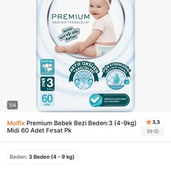 Molfix Premium 3 Bebek Bezi Yanlış Gönderildi Ve Mağdur Oldum