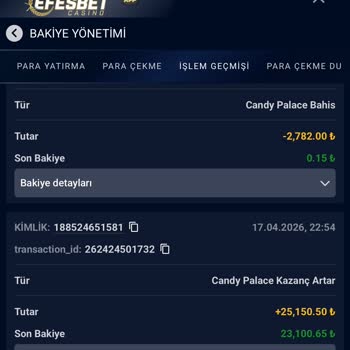 Efesbet Hesap Bakiyem Sıfırlandı ve Engellendim: 23.000 TL Geri Ödeme Talebi