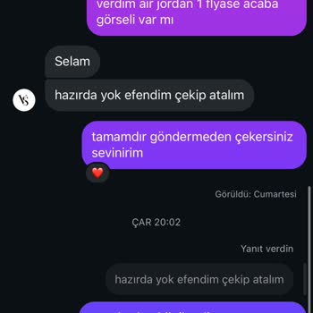 Kargoya Verilmemiş Nike Air Jordan Siparişi İçin Acil İade Talebi