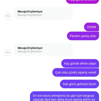 Sipariş Gönderilmedi Ve Yanıtsız İletişim Nedeniyle Mağduriyet