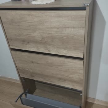 Adore Flat Duo 3 Katlı Geniş Ayakkabılık Açma Kapama Parçaları Kırıldı Yedek Parça Yok