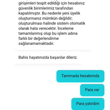 Hesabım Haksızca Kapatıldı, 351 TL Bakiyeme El Konuldu