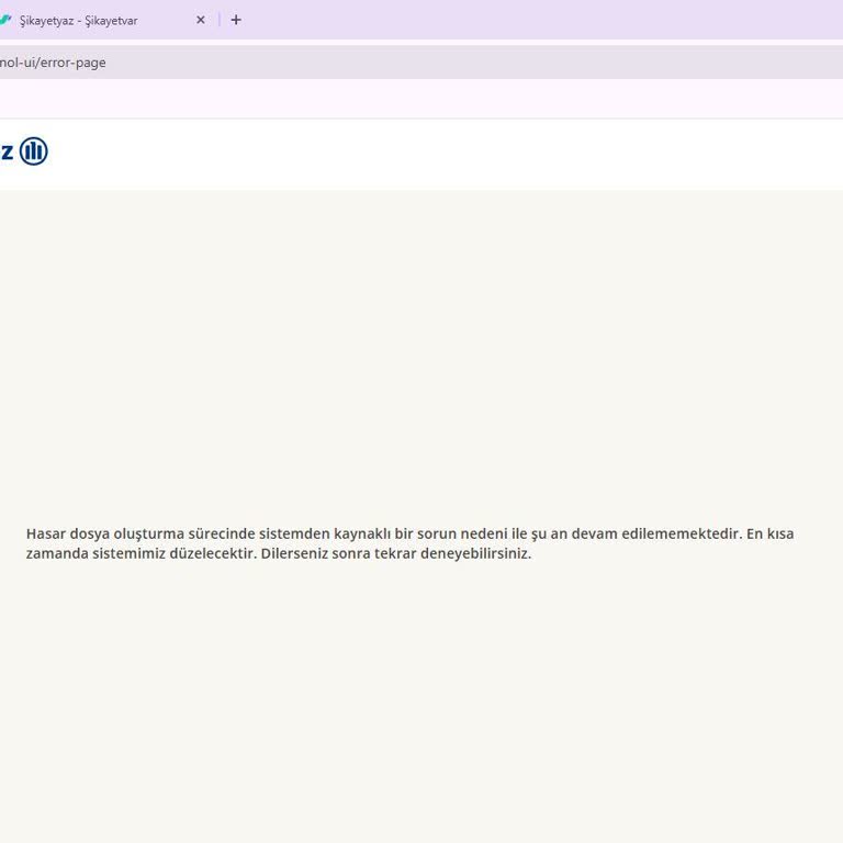 Allianz Sigorta’da Hasar Dosyası Açma Sorunu Ve Araç Güvenliğinin Tehlikeye Atılması