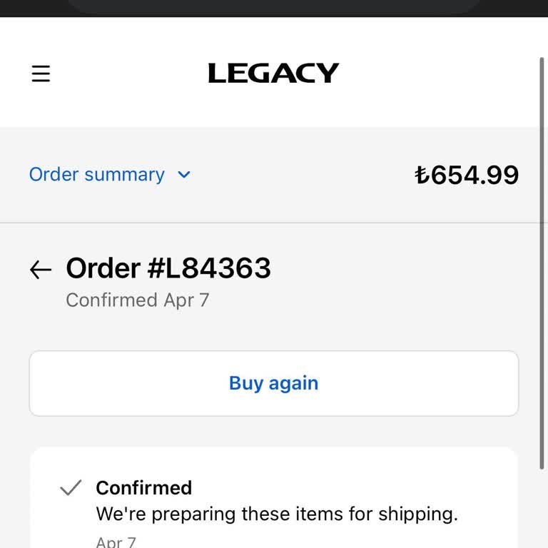 Siparişim 7 Nisan’da Verildi, 10 Gün Geçmesine Rağmen Kargo Bilgisi Yok