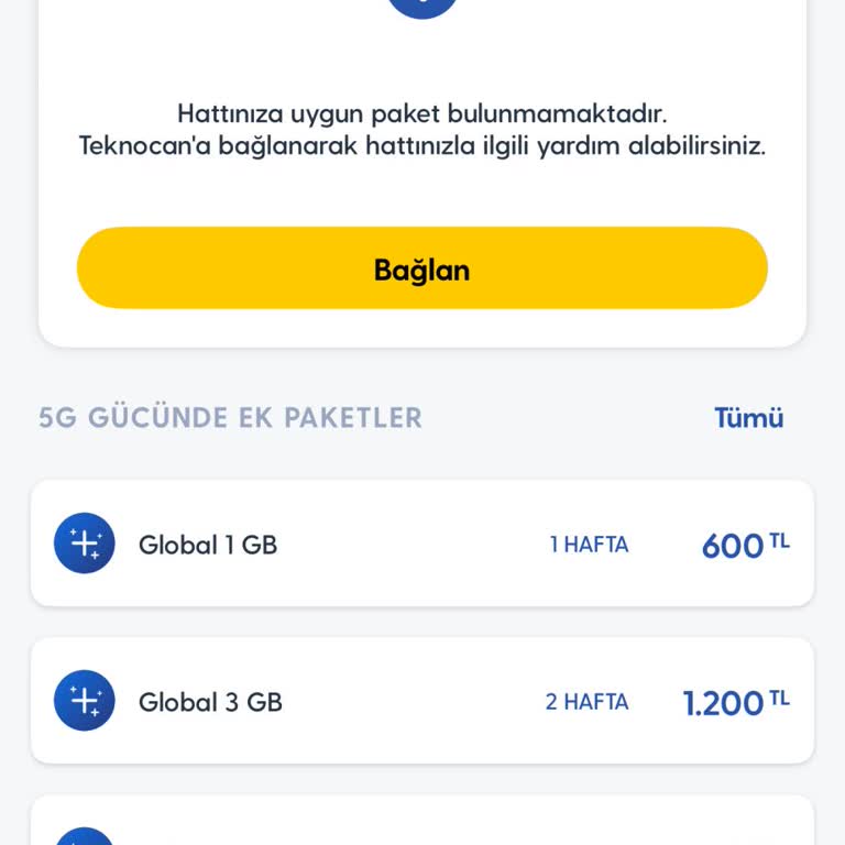 Turkcell Tek Taraflı Paket İptali Sonrası Hizmet Kısıtlaması