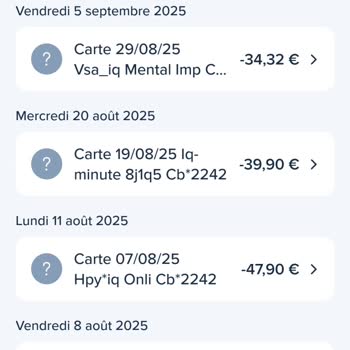 I Face Unauthorized Mental Impulse Subscription Charges Totaling €2500