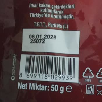 Dorbi Kakaosunda Anormal Tat Ve Koku Nedeniyle İade Ve Değişim Talebi