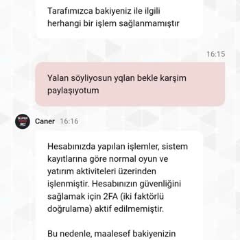 İzinsiz 26.300 TL Silinmesi Ve Hesabın Pasif Hale Getirilmesi