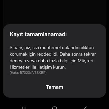 Galaxy Store’da Kart Eklenememesi Ve Uzun Süreli Destek Yanıtı Beklemesi