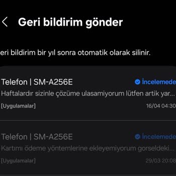 Galaxy Store’da Kart Eklenememesi Ve Uzun Süreli Destek Yanıtı Beklemesi