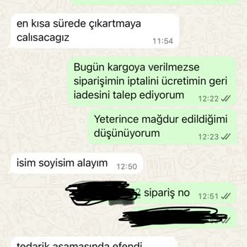 Instagram'dan Vegaspor'da Sipariş Gönderilmedi, Ücret İade Edilmedi