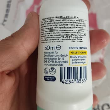 Rossmann Mağazasında Isana Deo Roll On Sıvı Gibi Çıktı Ve Değişim Talep Ediyorum
