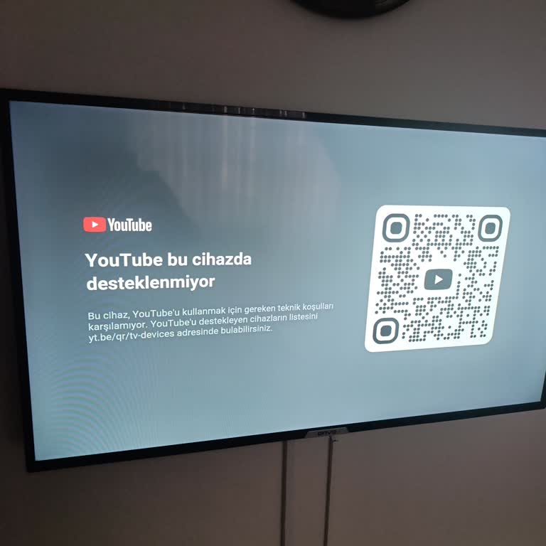 Onvo Televizyonda YouTube Uygulaması Desteklenmiyor