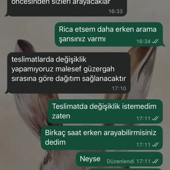 Teslimatı Geciken Ve Yanıtsız Mutfak Dolabı Siparişi