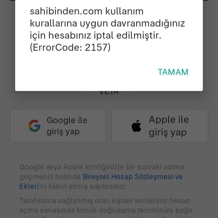 Sahibinden Hesabım Aniden Kapatıldı Ve 3.840 TL Paramı Çekemiyorum