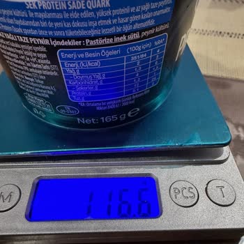 Quark Ürününün Gramajı Beklenenden Çok Az