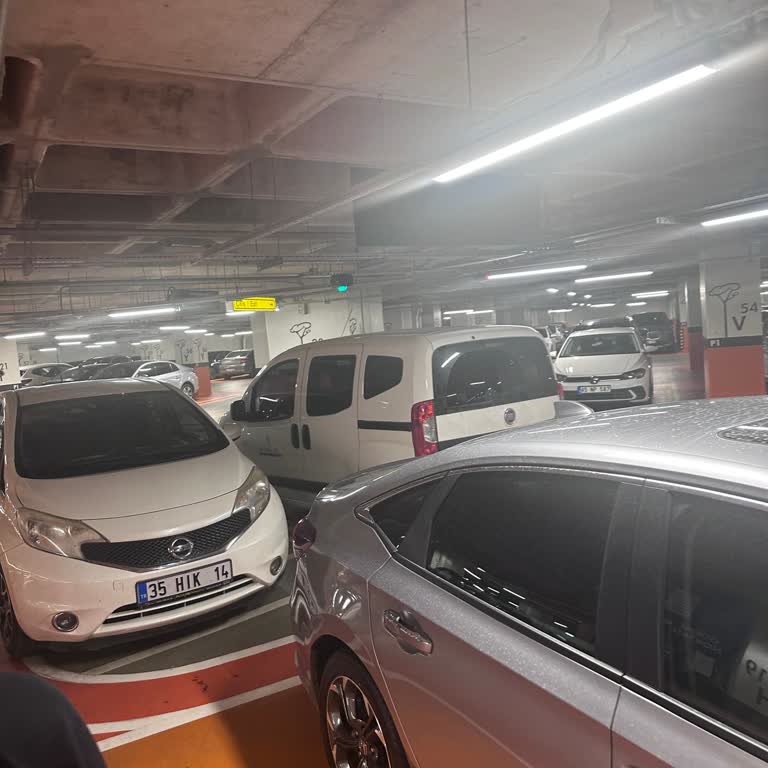 İstinyePark İzmir Otoparkta Güvenlik Görevlilerinin İlgisizliği Ve Hatalı Parkın Denetimsizliği