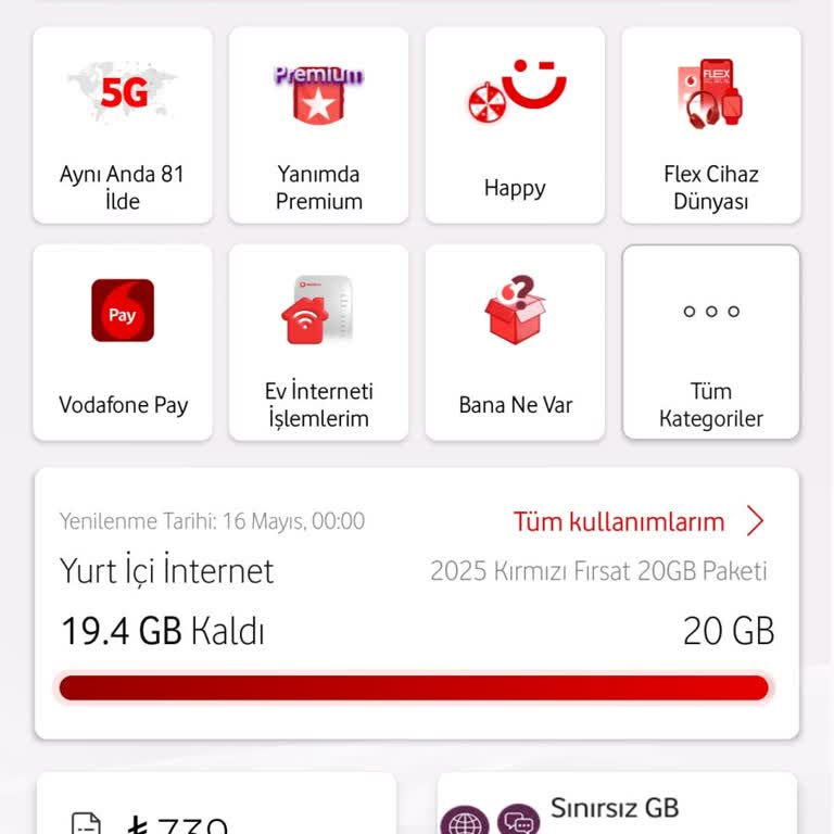 Vodafone Pay Yanlış Yönlendirme Sonucu 739 TL Fatura Kesintisi