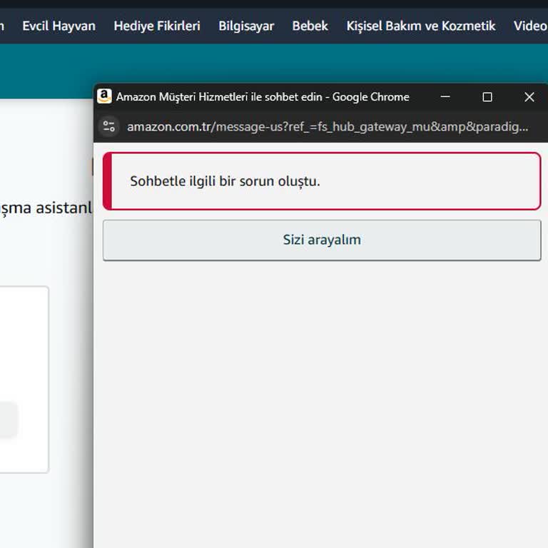 Amazon'da 24.800 TL'lik İki Siparişin Ücret İadesi Gelmedi Ve Müşteri Hizmetlerine Ulaşamıyorum