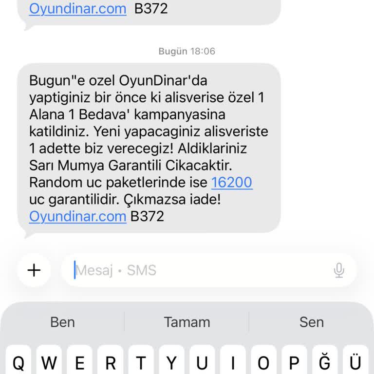 Söz Verilen 16200 UC Yüklenmedi, Sadece 127 UC Geldi