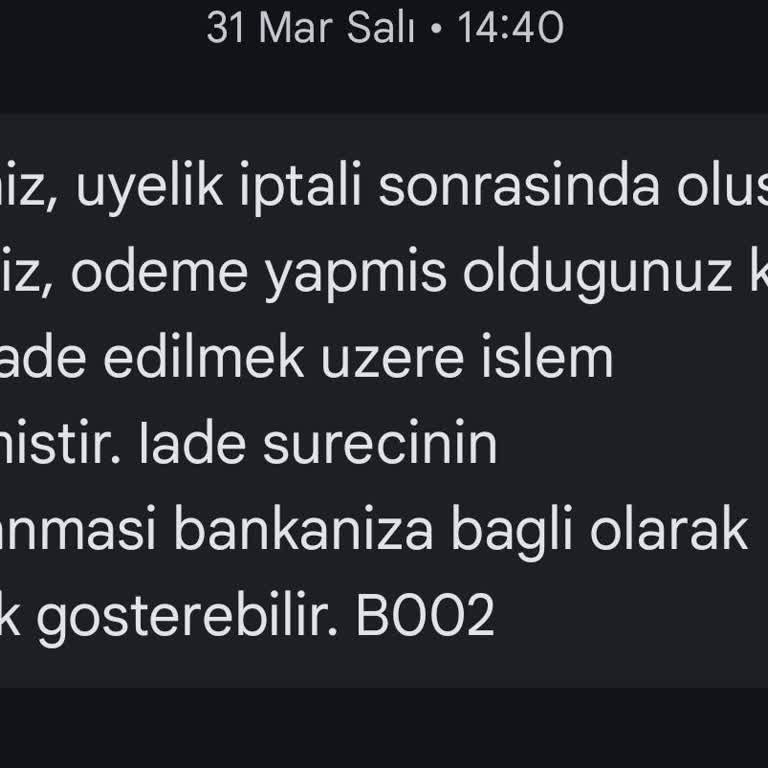 Ücret İadesi Ve Çifte Kesinti Hakkında Acil Çözüm Talebi
