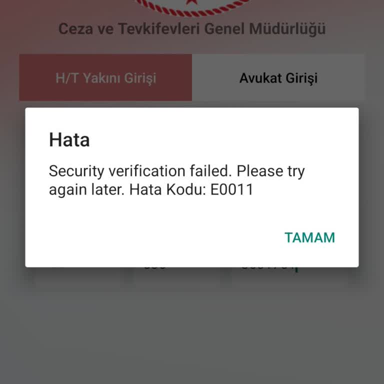 E Görüş Uygulamasına Kodlu Giriş Sorunu Ve Arama Engeli