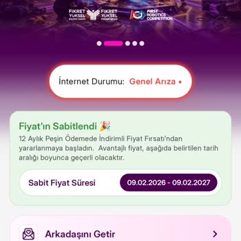Fiber İnternet Kesintileri Ve Destek Eksikliği Nedeniyle Ücret İadesi Talebi