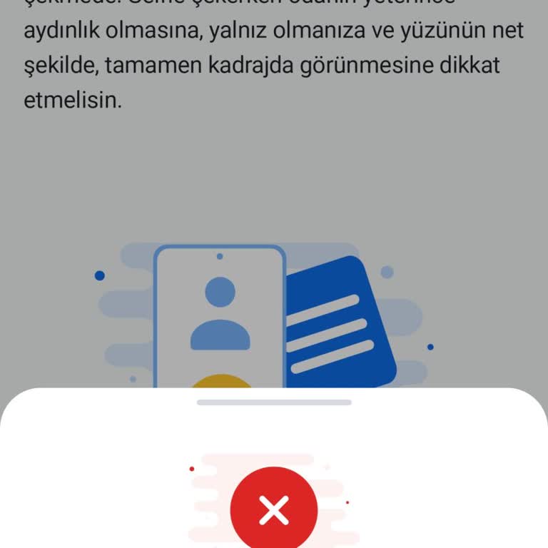 Paycell Yüz Tanıma Kimlik Doğrulama Hatası