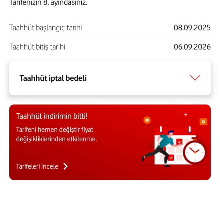 Yanlış Uygulama Bilgisi Tarafından Tarife Taahhüdünün Erken Bittiği Ve Yüksek Ücretle Mağduriyet