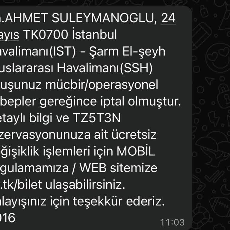 Uçuş İptali Sonrası İade Edilmeyen 20.000 TL Fiyat Farkı