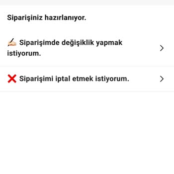 İki Saat Geciken Siparişim Soğuk Geldi, Anında İptal Ve İade Talep Ediyorum