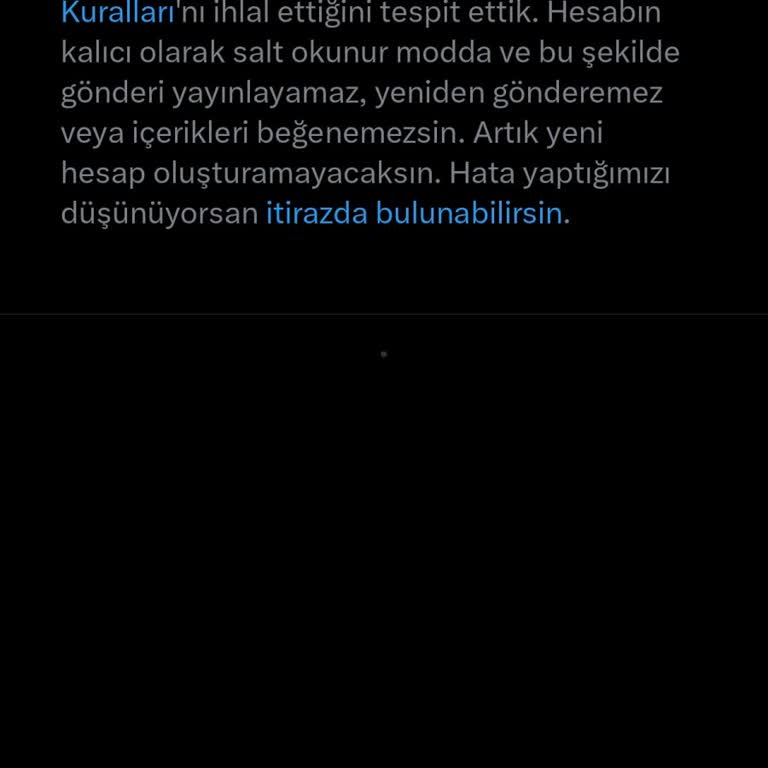 İtirazıma Yanıt Gelmedi, Askıya Alınan Hesabım Açılmadı