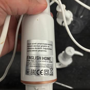 İkinci Kullanımda Arıza Yapan Mutfak Robotu Ve Yedek Parça Bulunamaması